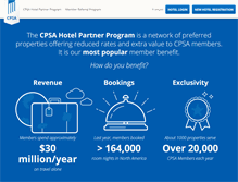 Tablet Screenshot of hotel.cpsa.com